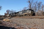 NS 4142 takes coal train 590 East toward Baltimore